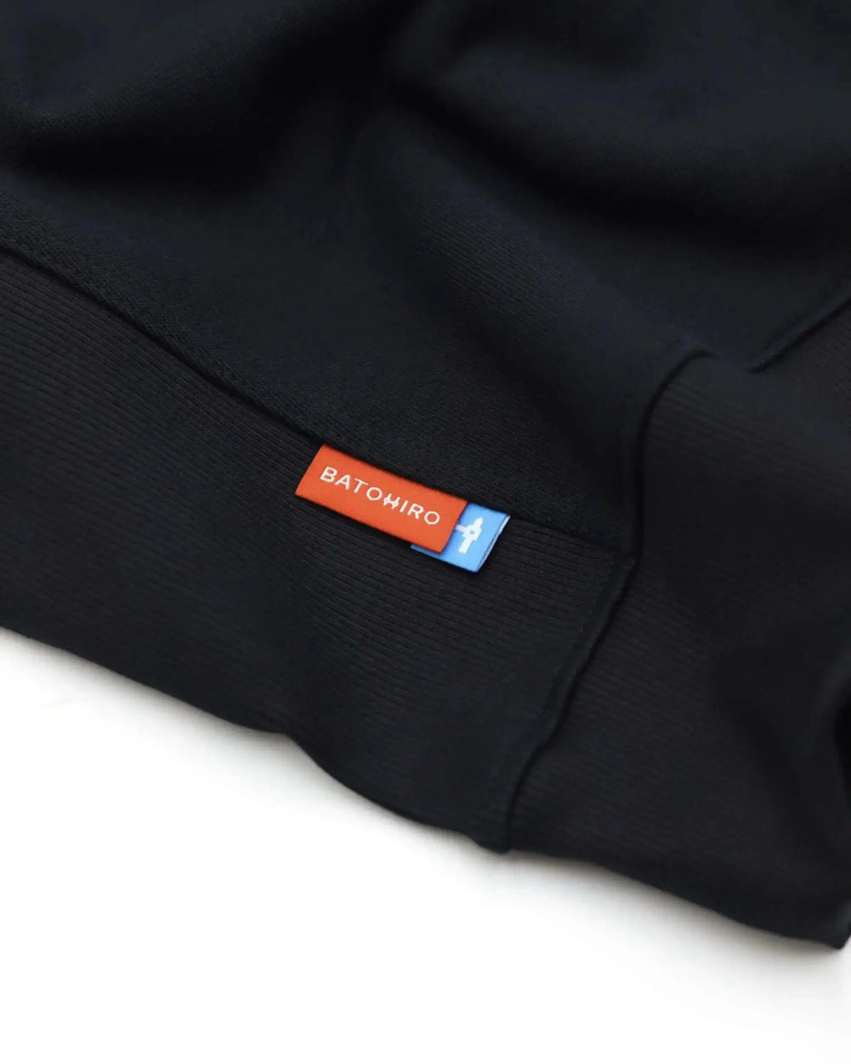 Cropped Sweatshirt 343 - Crewneck Black Batohiro