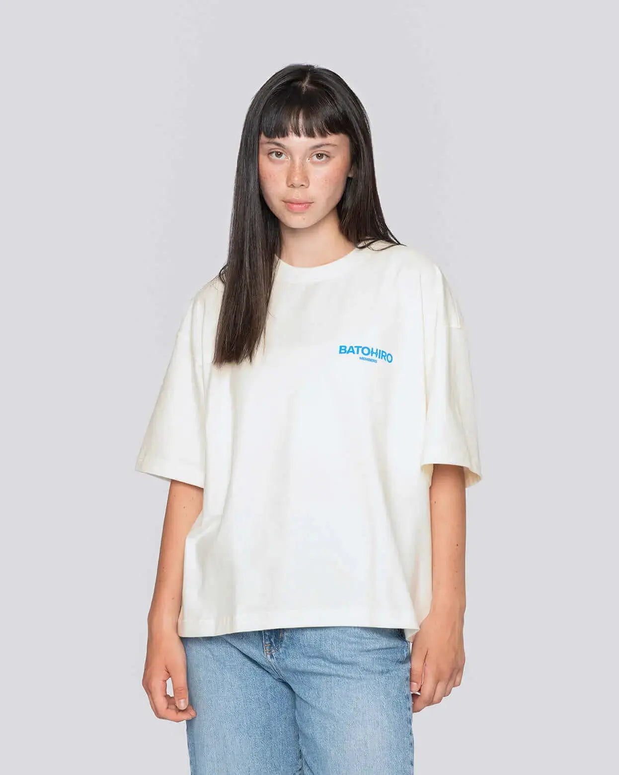 Members - Cropped Oversized Tee Batohiro
