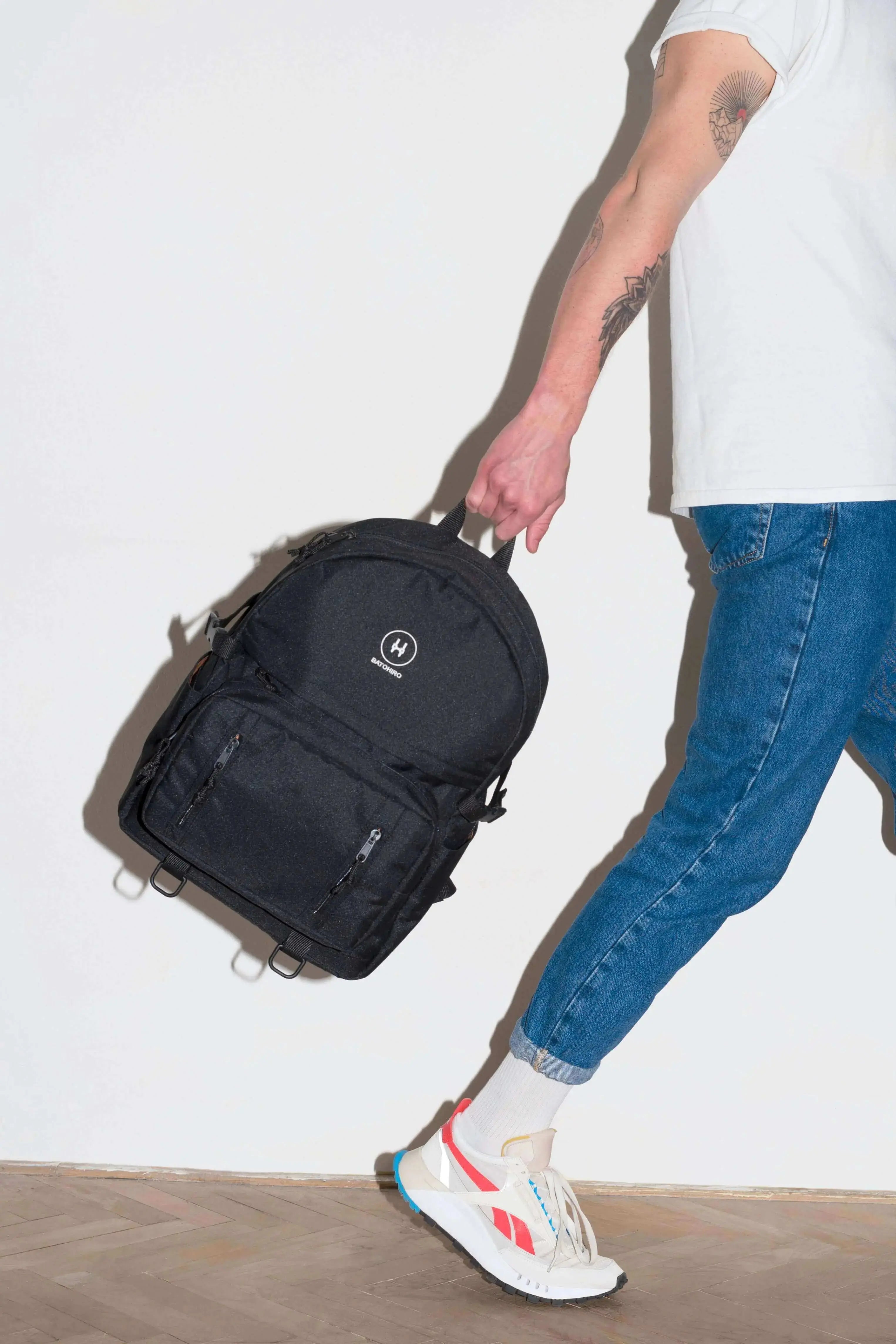 Haruko - Dark Black Backpack