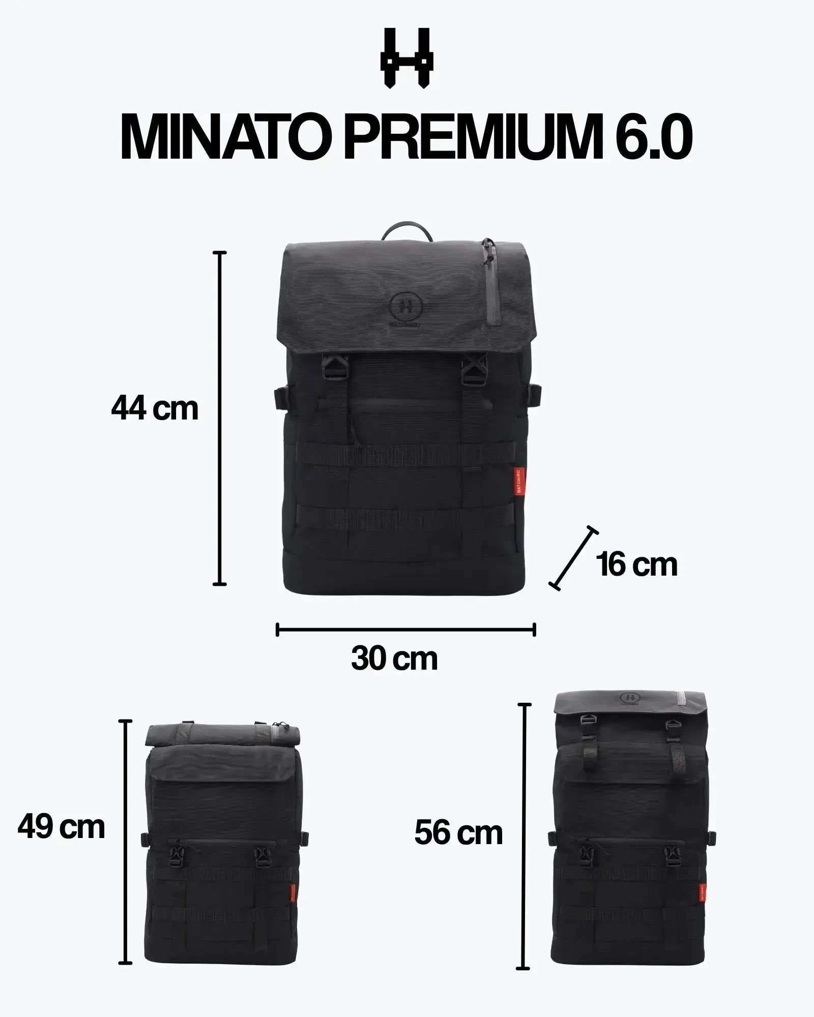 Minato Premium 6.0 – Black Knight Rucksack