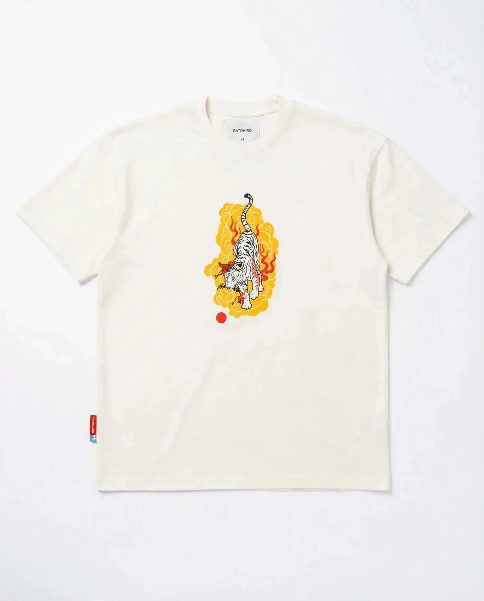 White Tiger – Offwhite Oversized-T-Shirt Batohiro