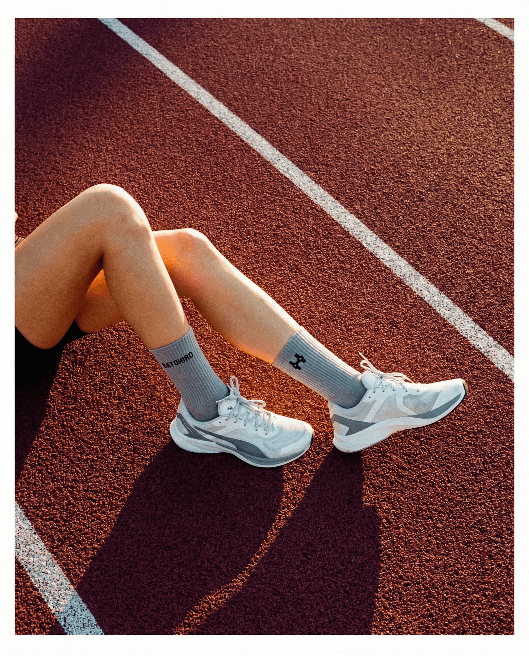 Batohiro Crew Socken - Grey