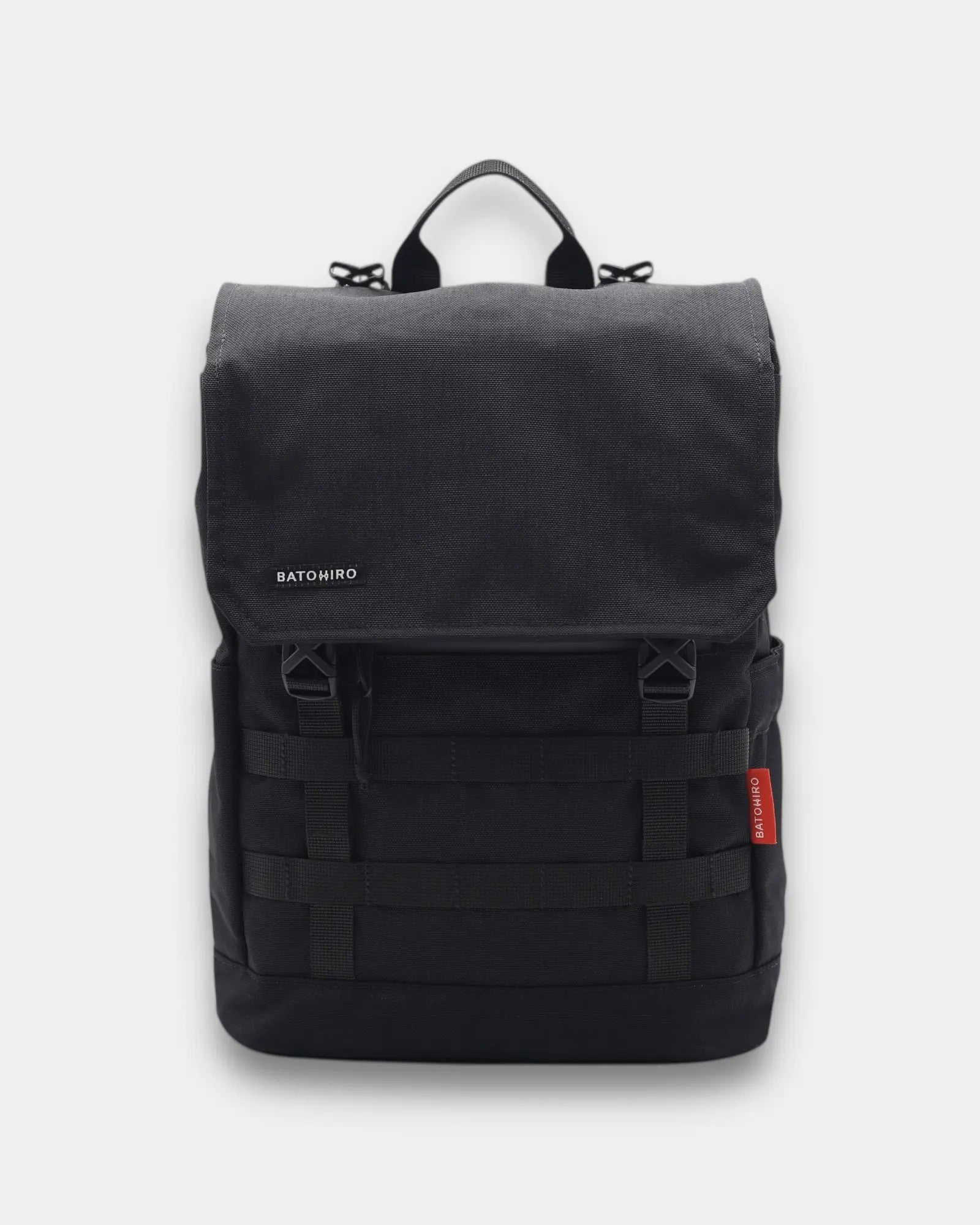 Minato Lite 2.0 - Dark Black backpack made of durable CORDURA® 1000D® material.