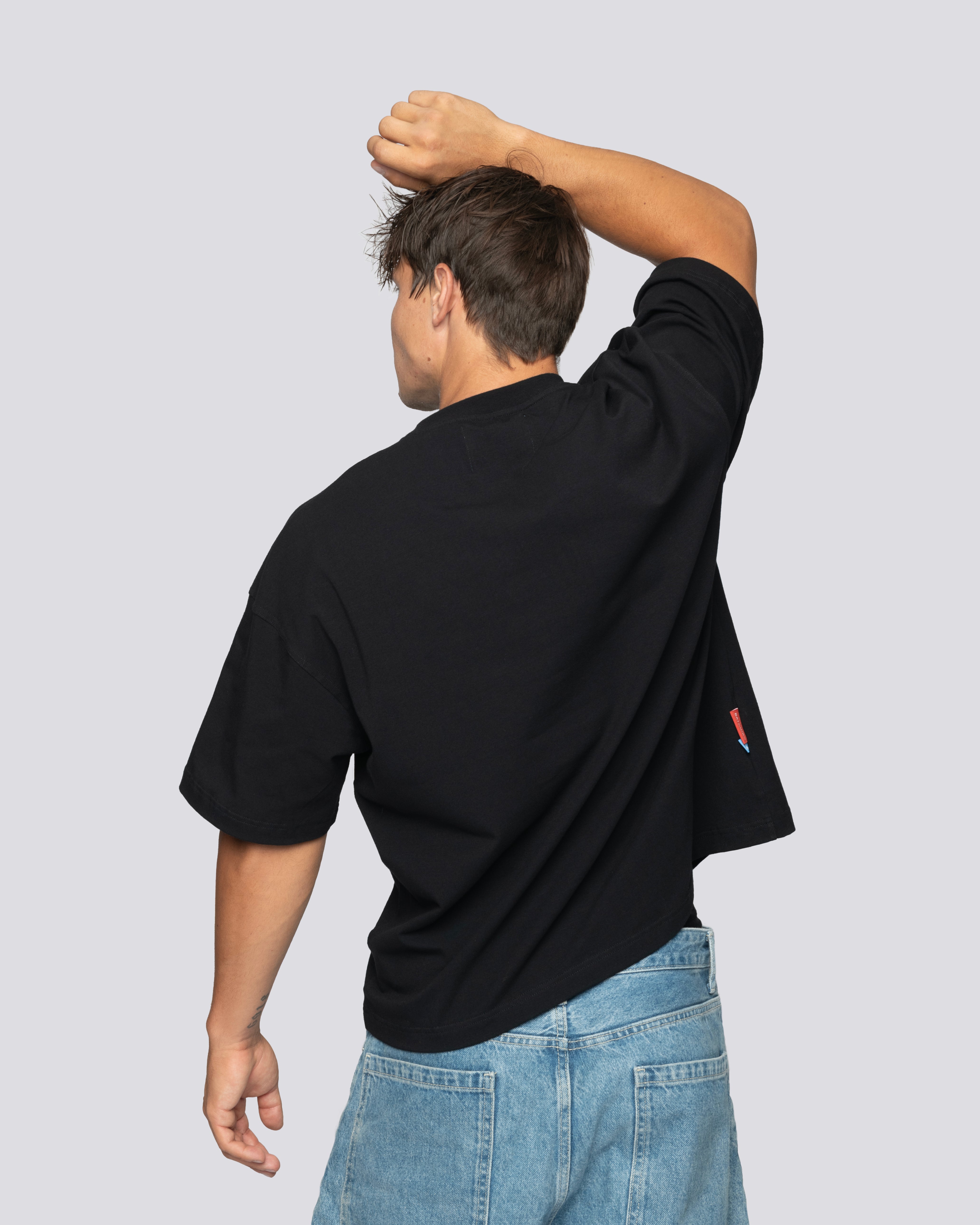 Black Mono - Übergroßes T-Shirt
