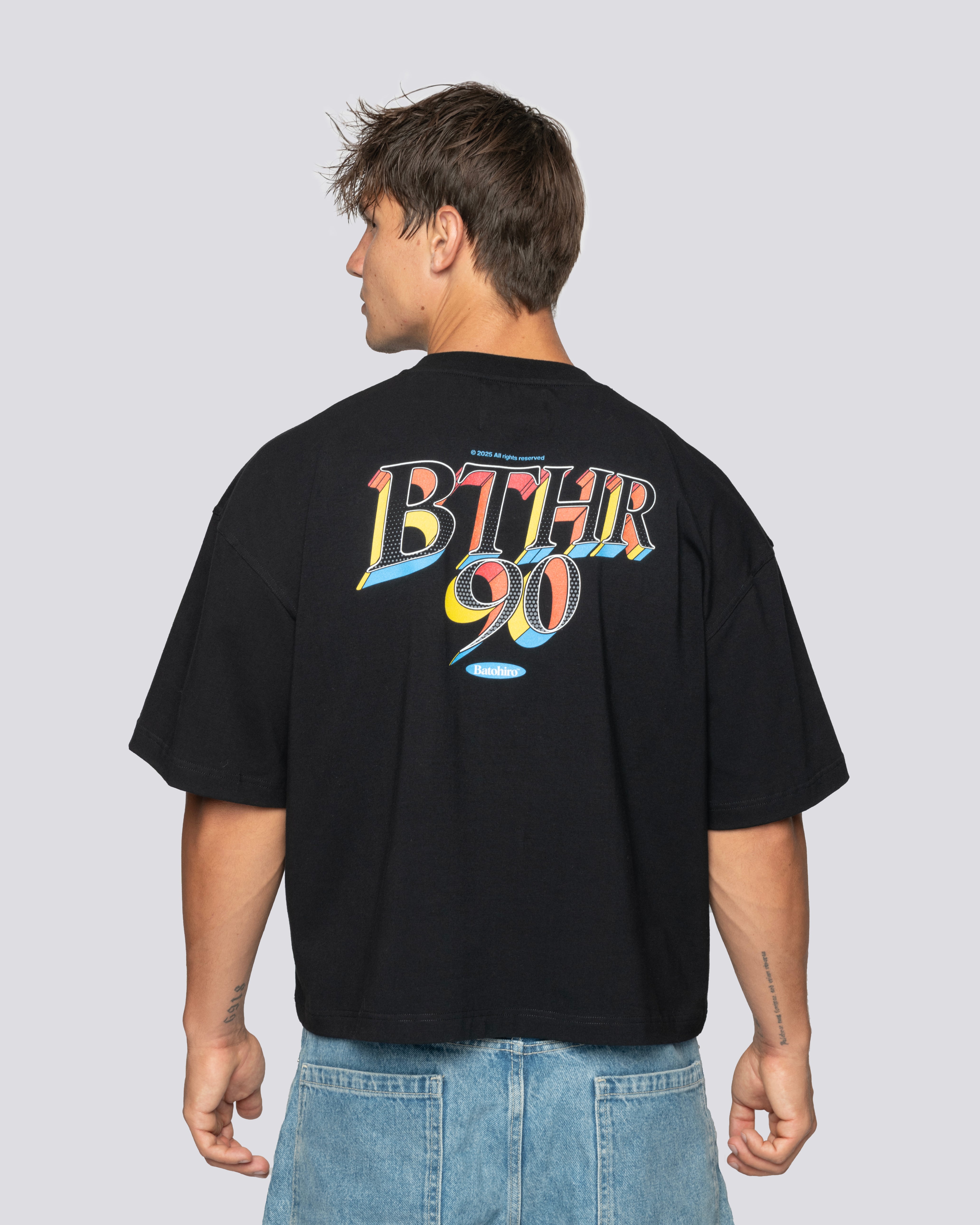 BTHR 90 - Cropped Oversized tee