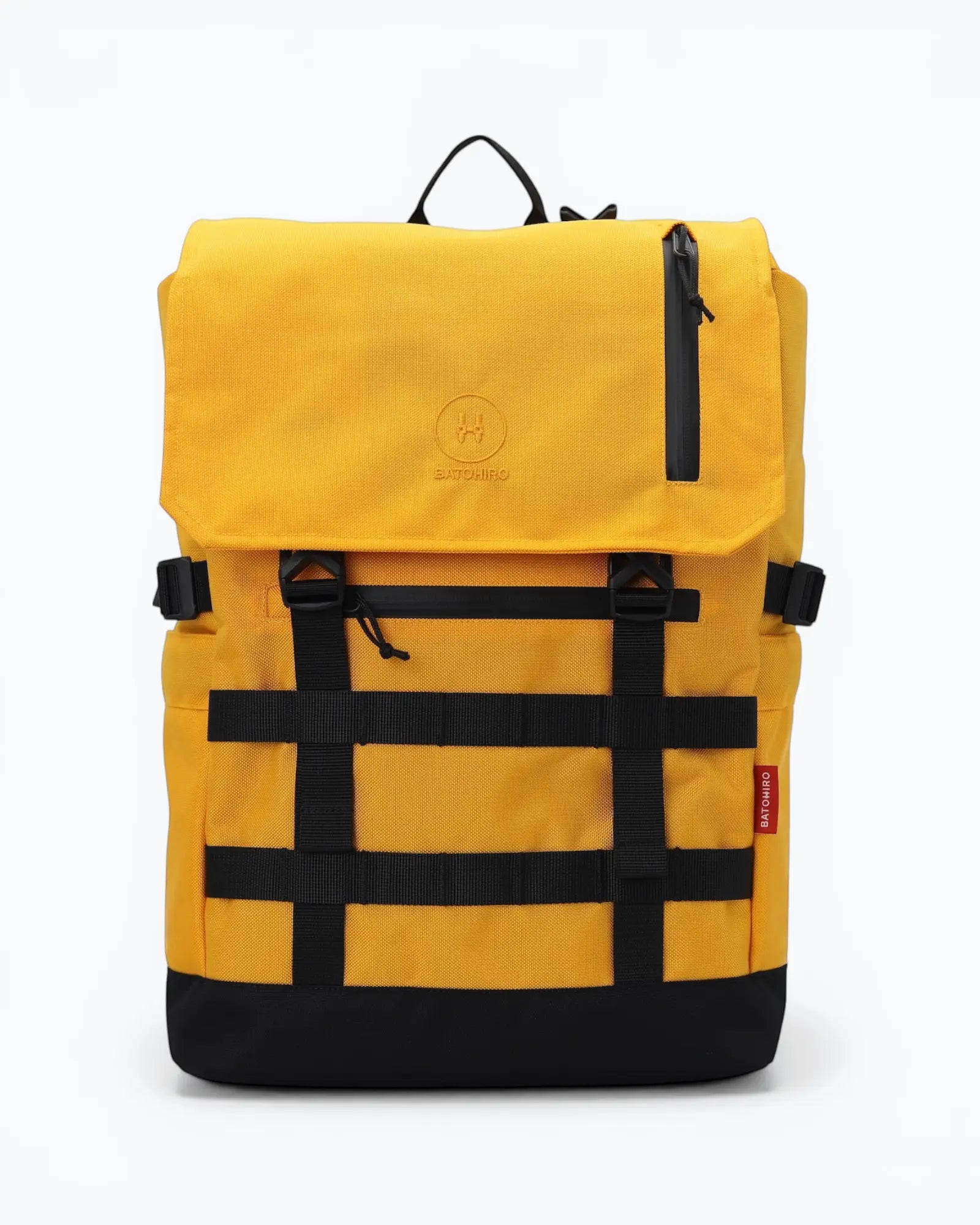 Minato Premium 6.0 – Yellow Black backpack with durable CORDURA® 1000D fabric in yellow and black color.
