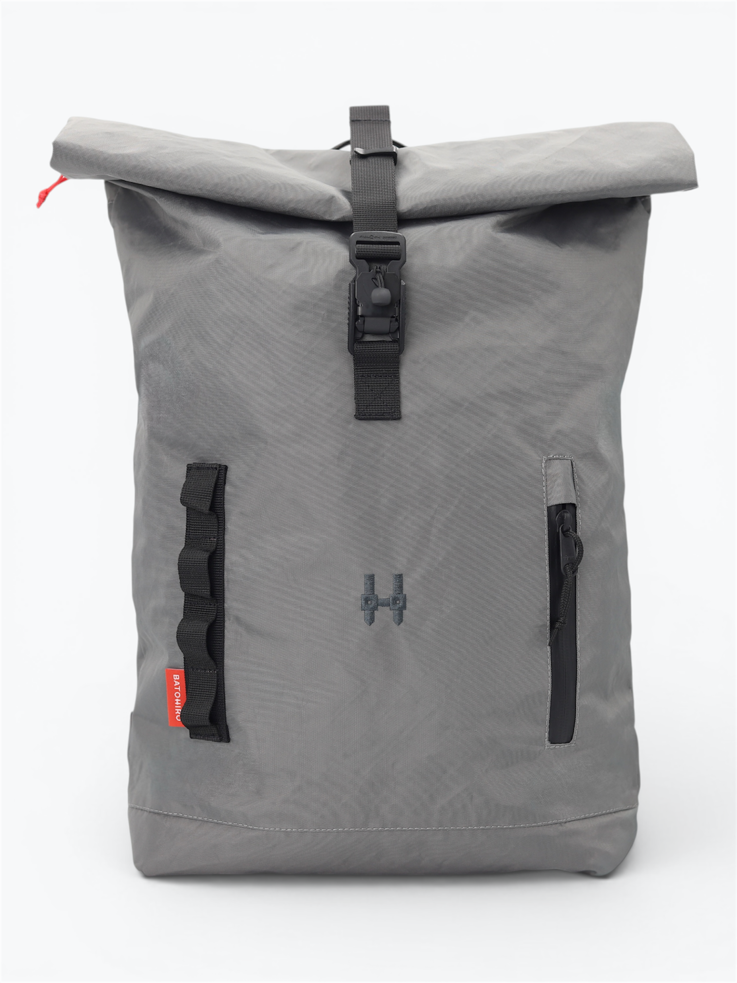 Roku Everyday 20L rolovací batoh 20l in Steel Gray with improved pocket organization for daily use.