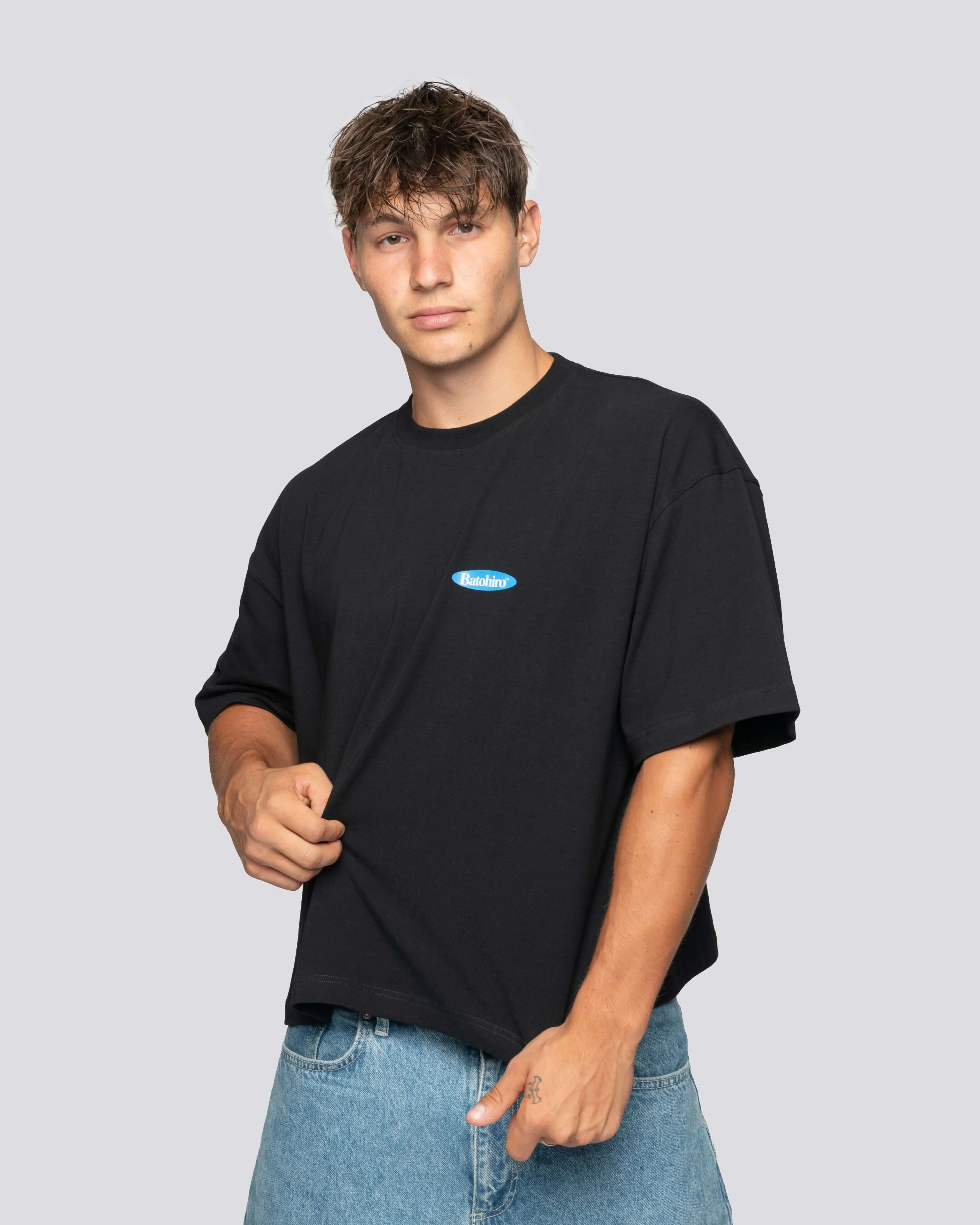 BTHR 90 - Cropped Oversized Tee Batohiro