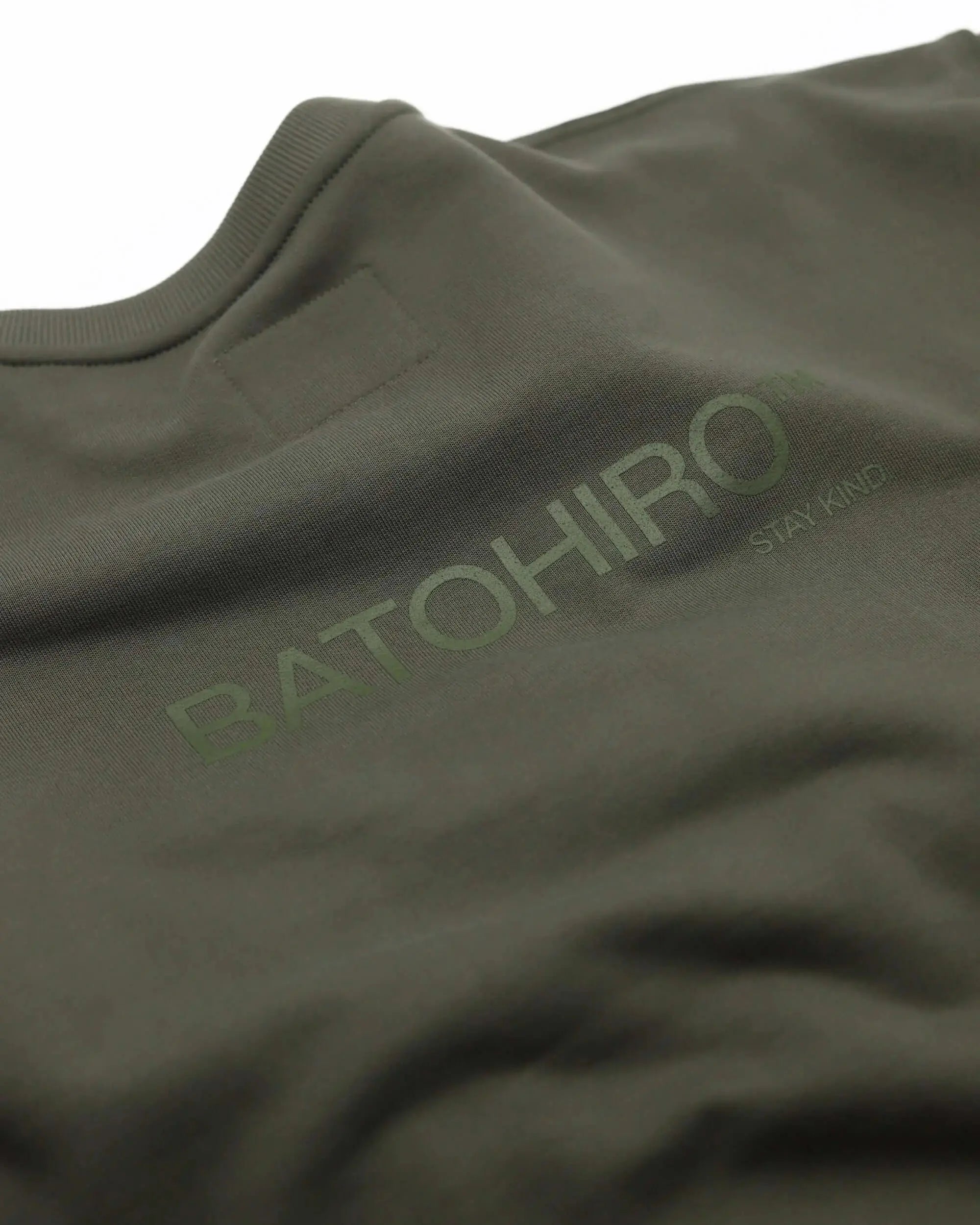 Cropped Mikina 343 - Crewneck Green Batohiro