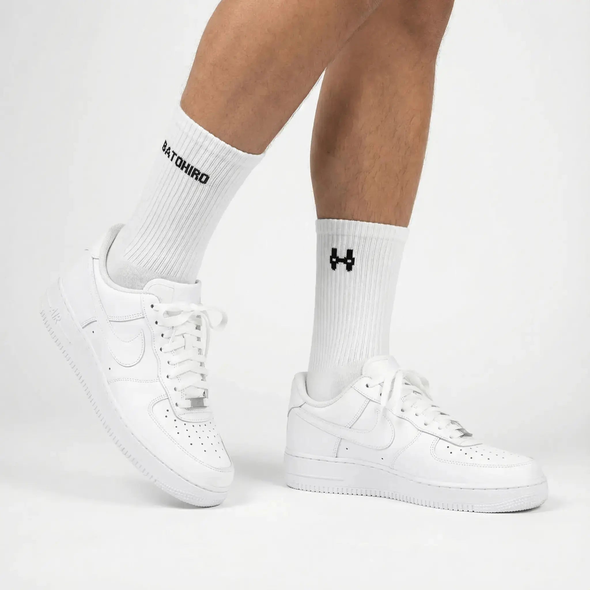 Batohiro Crew Ponožky - Pure White Batohiro
