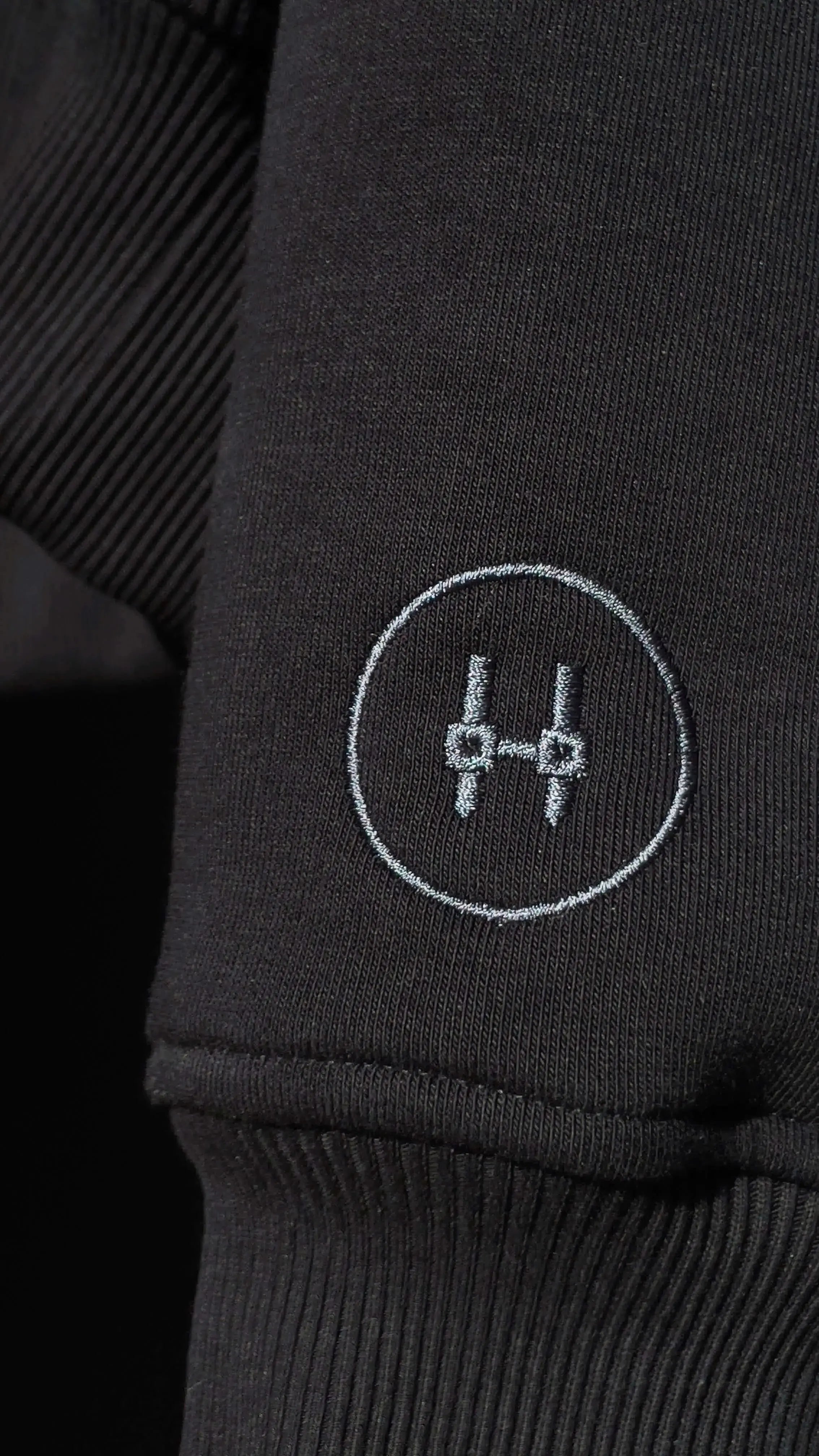 Mikina oversized - Midnight Black Batohiro