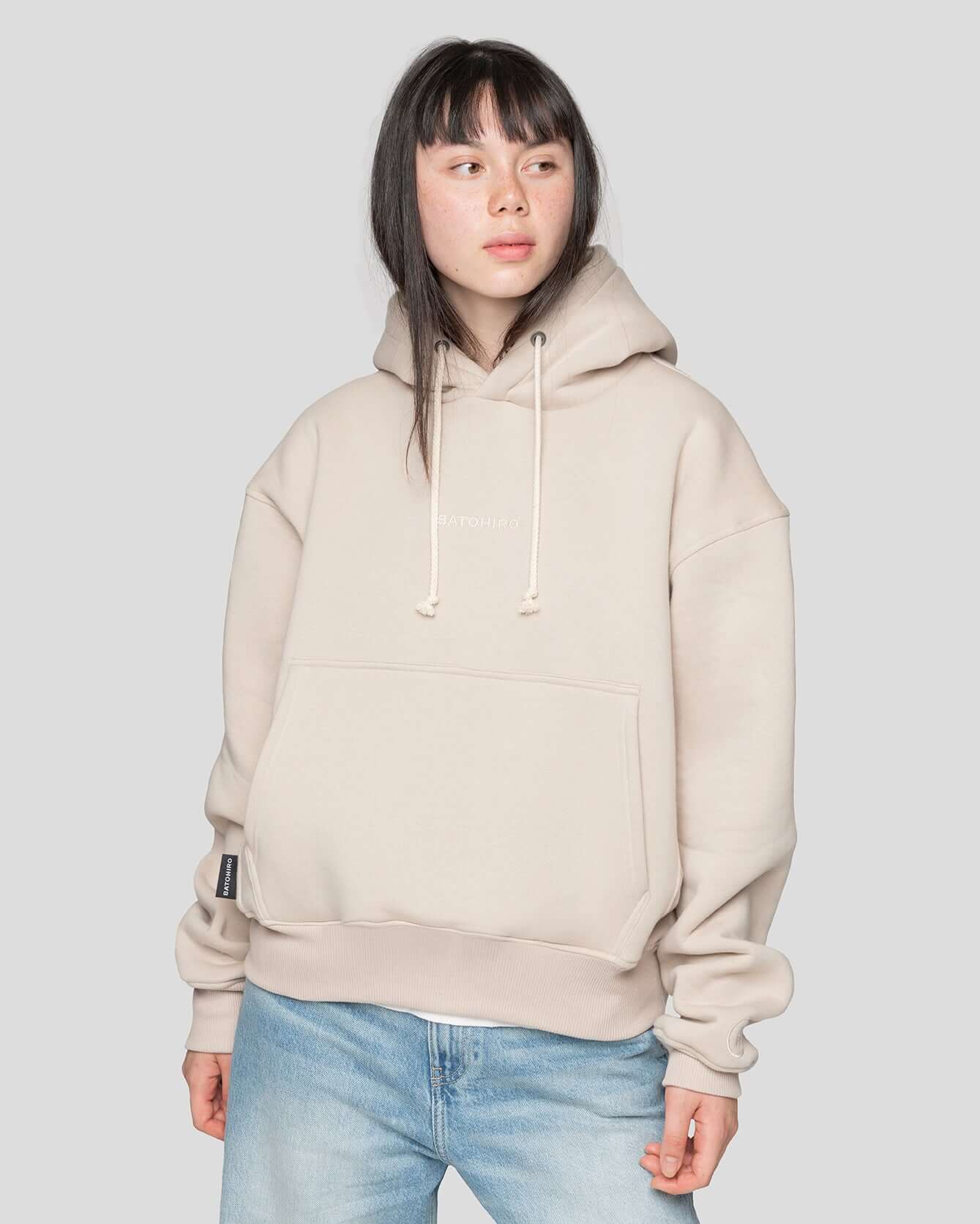 Mikina oversized - Sand