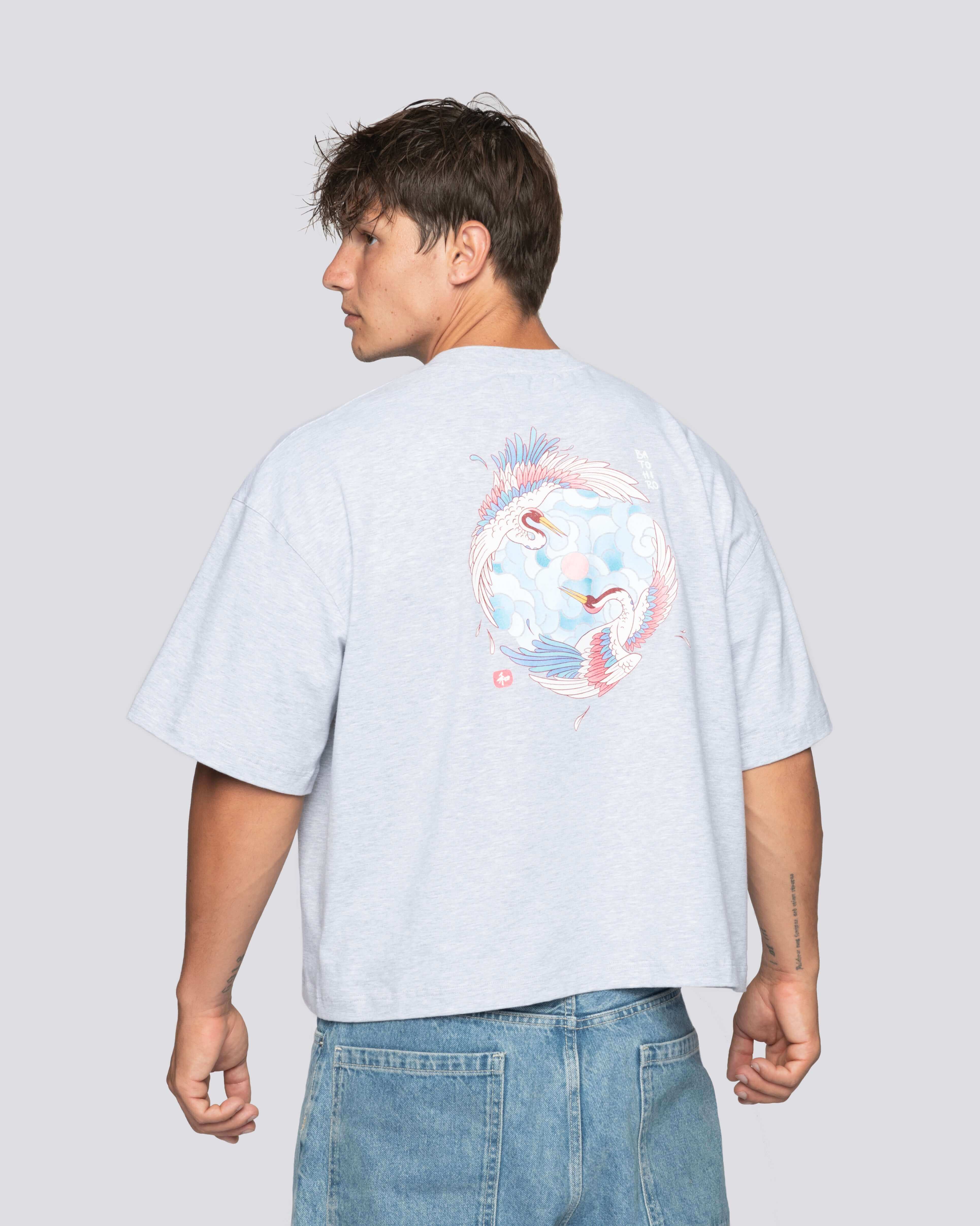 Crane - Cropped Oversized Tee