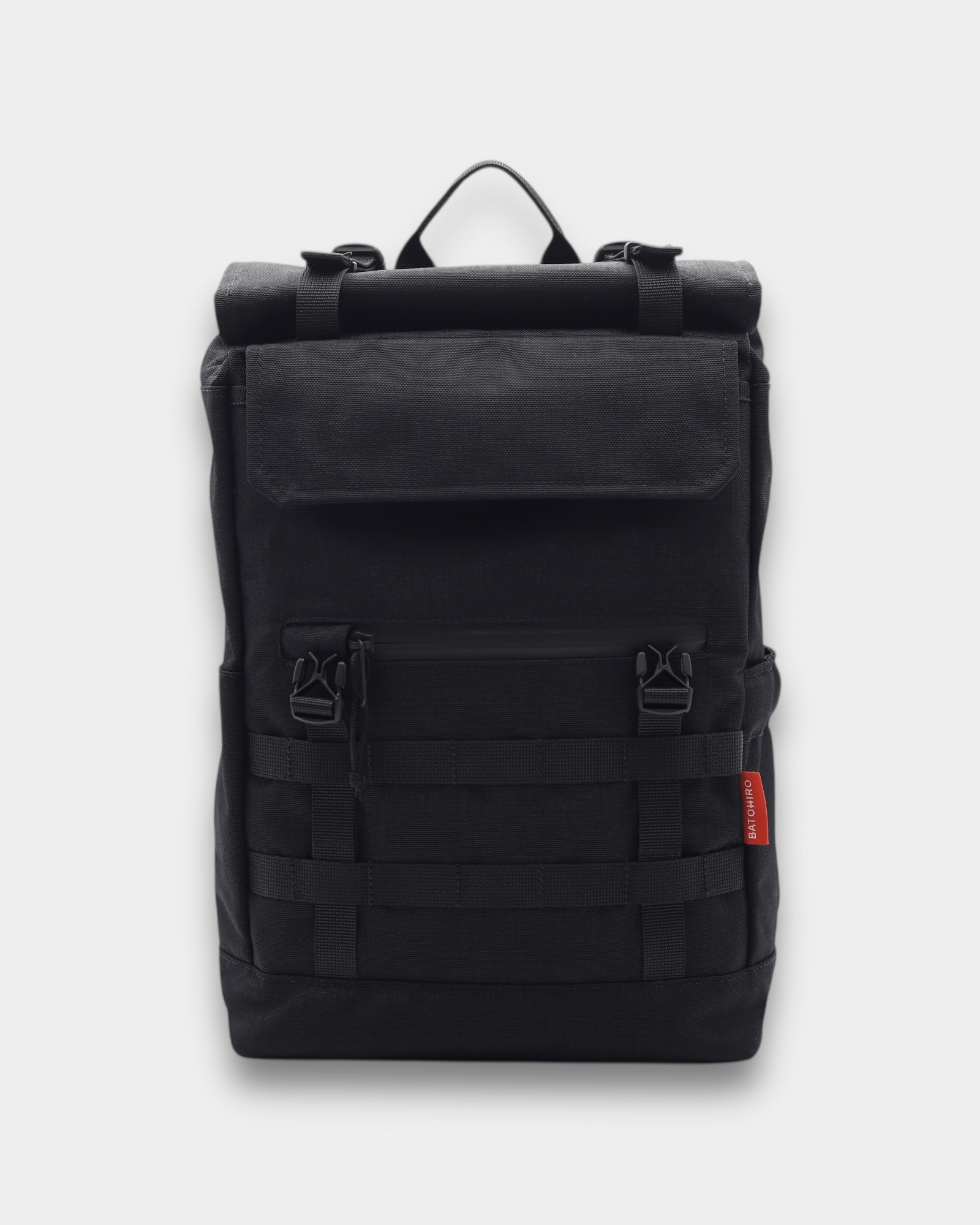 Minato Lite 2.0 - Dark Black backpack made from durable CORDURA® 1000D® material.